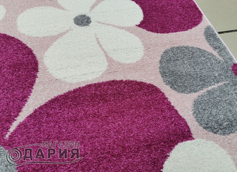 Тъкана пътека MAGNOLIA 801 lila/pink